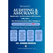 CA. Surbhi Bansal's Auditing & Assurance for CA Intermediate November 2022 Exam [New Syllabus] by Bestword Publications